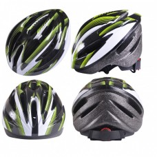 CAPACETE POKER BIKE OUT MOLD - PRETO/VERDE